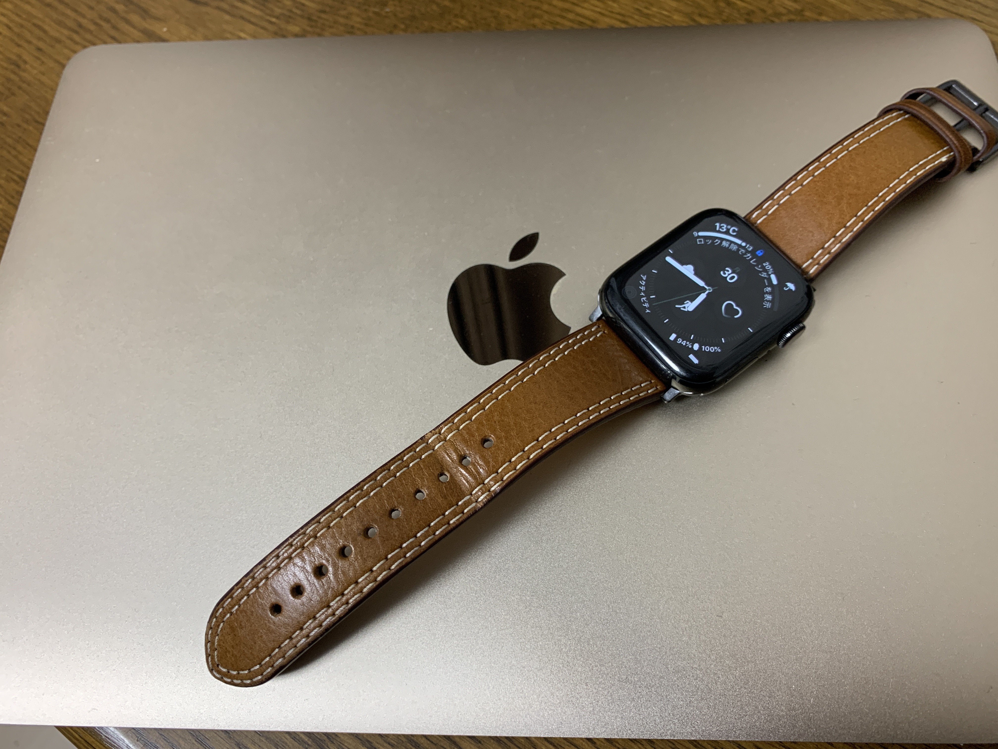 Apple Watch バンド 合皮 38 40 41mm ディープブルー １着でも送料無料 AppleWatchレザーバンド(38 40 41mm)  ディープブルー