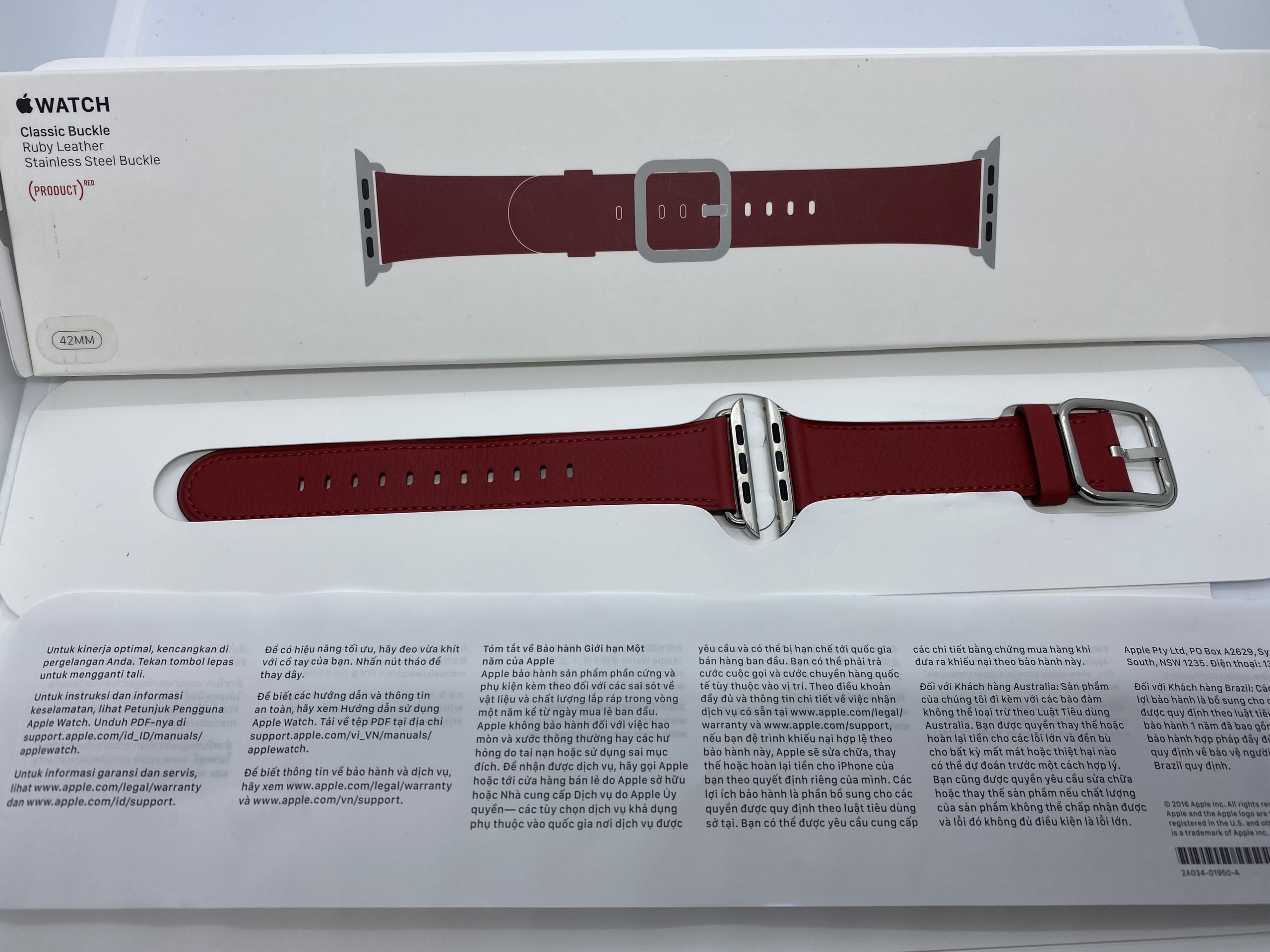 Apple watch 42mm ルビーClassic Buckle 購入レビュー〜44mmでもモダン