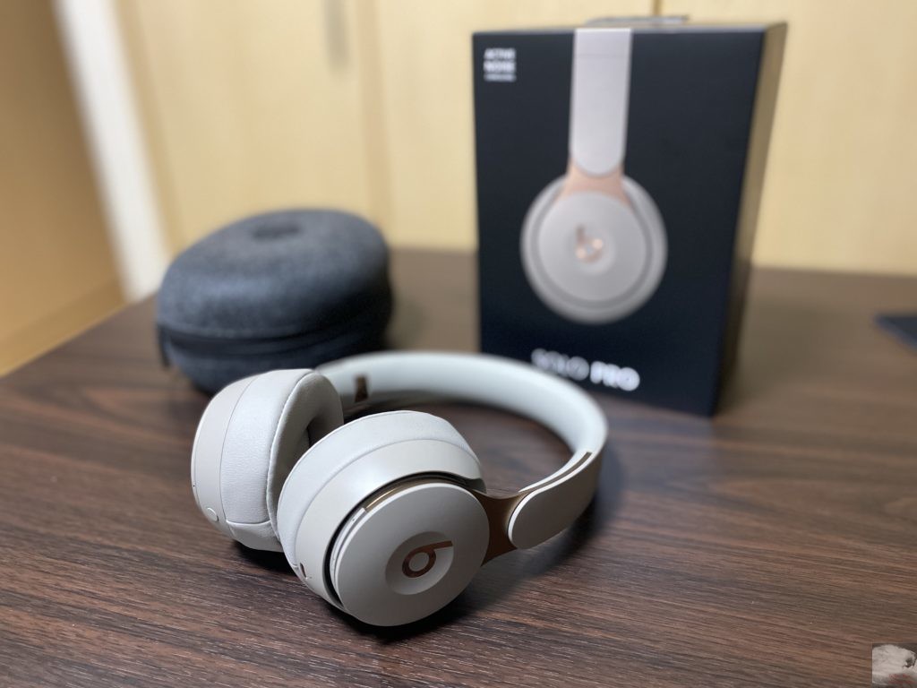 beats Solo pro グレイヘッドフォン/イヤフォン - ヘッドフォン/イヤフォン